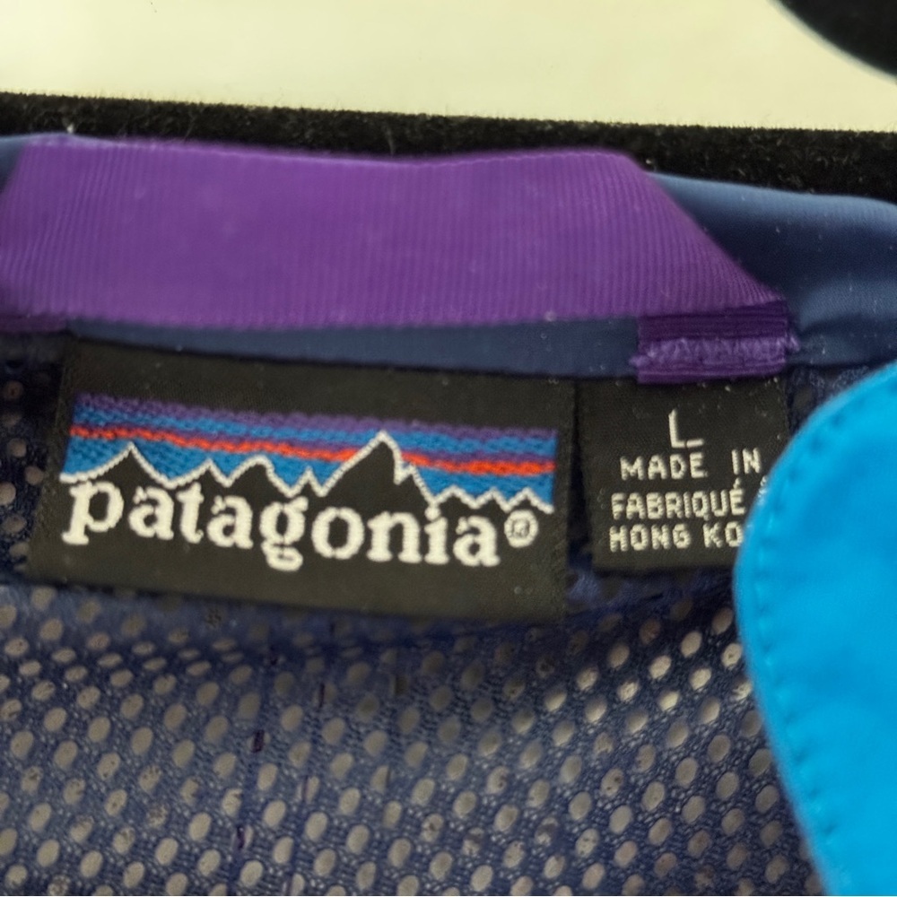 Vintage 90s Patagonia Mountain Lightweight Jacket Size L Purple Retro Y2K - Picture 12 of 12